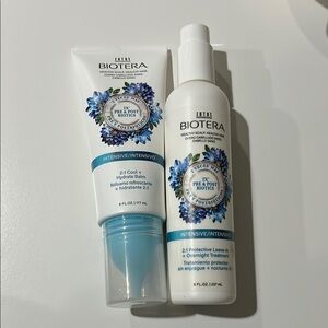 NWT set of 2 Biotera Intensive Conditioner/Hydrate Balm and Leave-in Treatment